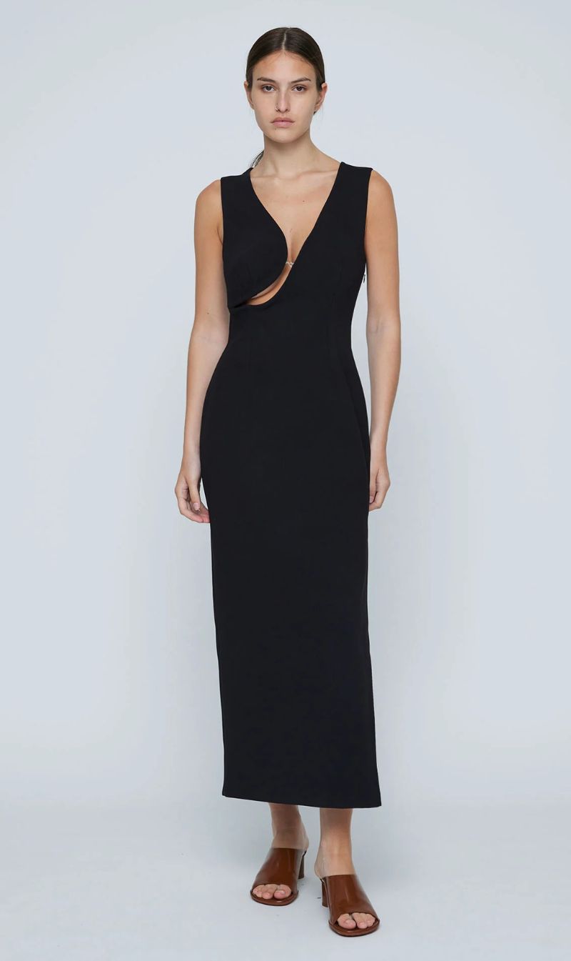 Wynn Hamlyn | Lila Maxi Dress - Black