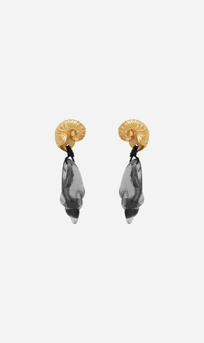 Alemais| Reverie Resin Conch Drop Earrings
