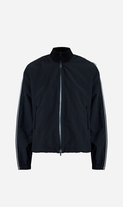 Wynn Hamlyn | Zipper Sleeve Bungy Jacket - Black/White