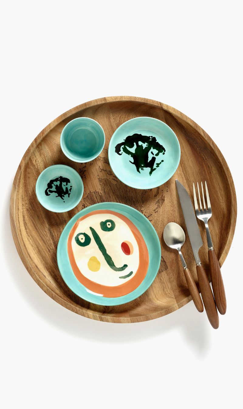 Serax | Feast Dish S Azure Broccoli Green - Set Of 4