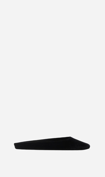 La Tribe | Mya Mule - Black Silk Velvet