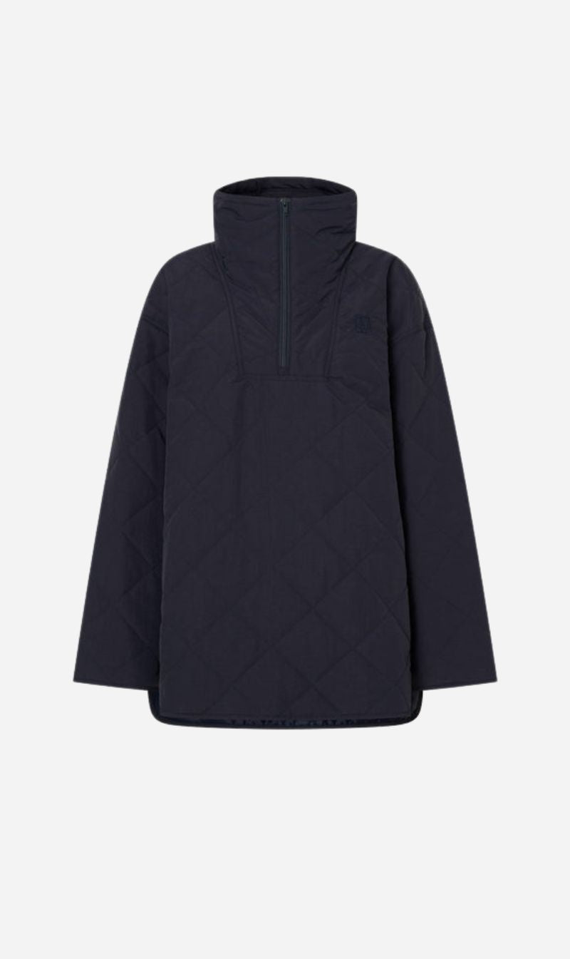 Camilla and Marc | Santal Quilted Pull Over - Navy