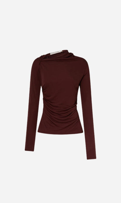 Camilla and Marc | Mai Long Sleeve Top - Almandine