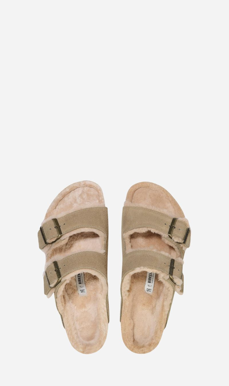 Birkenstock | Arizona Shearling Regular - Taupe