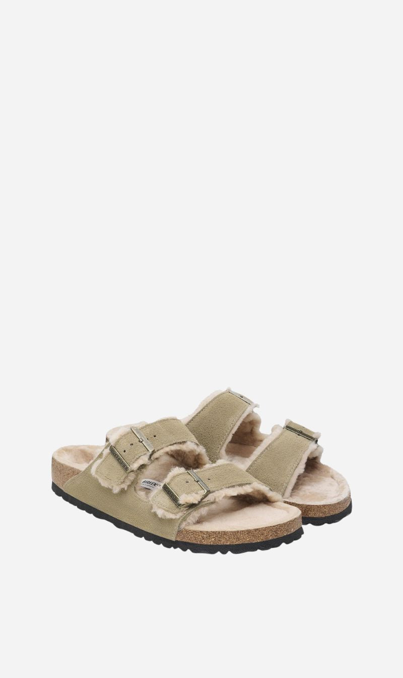 Birkenstock | Arizona Shearling Regular - Taupe