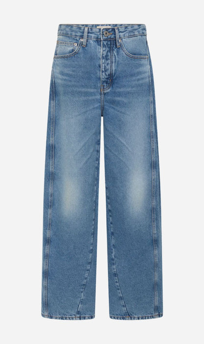 St Agni | Mid Rise Balloon Jeans by Outland Denim - 90s Blue
