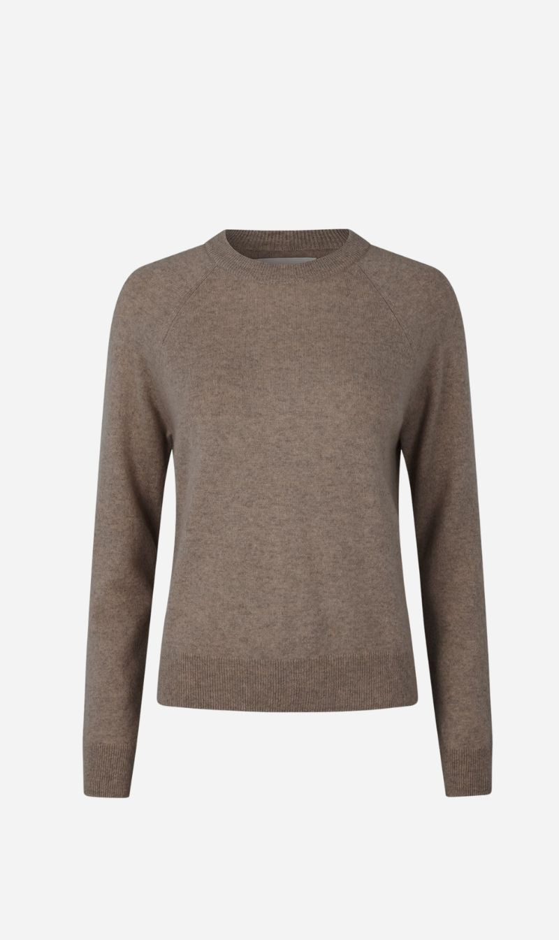 Samsoe Samsoe | Boston O-Neck - Grey Blue Mel.