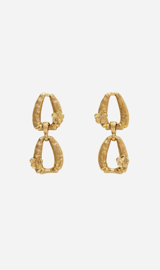 Alemais | Team Spirit Bamboo Chain Earrings