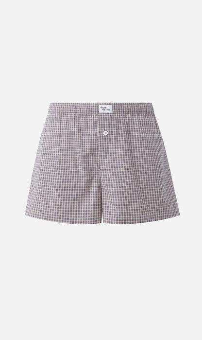 Dear Dylan | Boxer Short - Biscuit Plaid