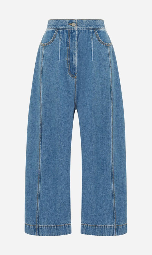 Alemais | Stephi Cocoon Leg Denim Jean