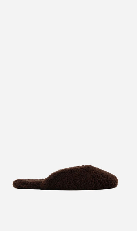La Tribe | Shearling Slip On - Brown