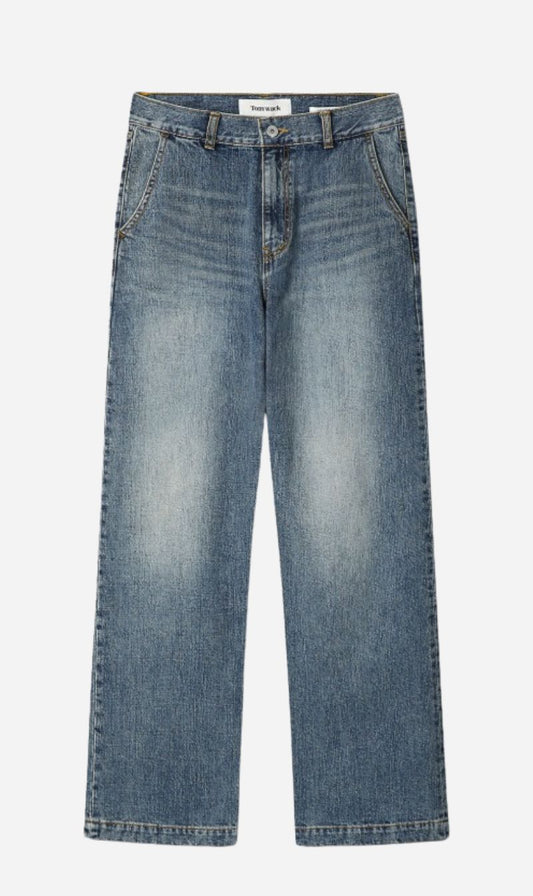 Tonywack | Straight Leg Denim Jeans - Washed Blue