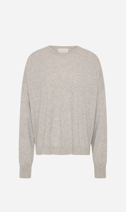 St Agni | Cashmere Sweater - Grey Marle