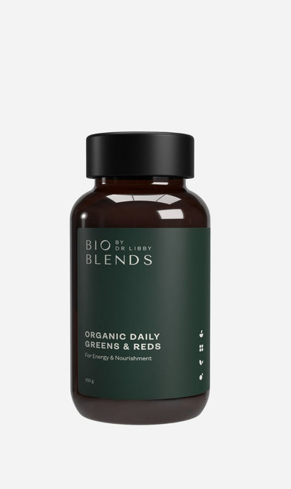 Bio Blends  By Dr Libby | Organic Daily Greens & Reds