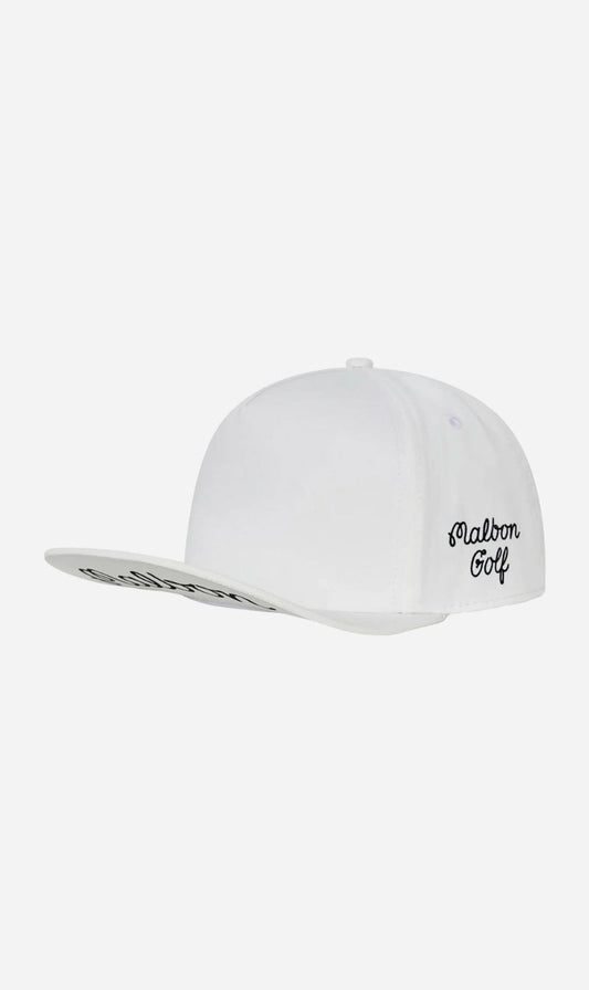 Malbon | X Jesper Parnevik 5 Panel Hat - White