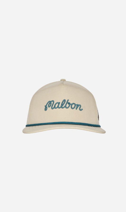 Malbon | Two Man Scramble Nylon Rope Hat - Light Khaki