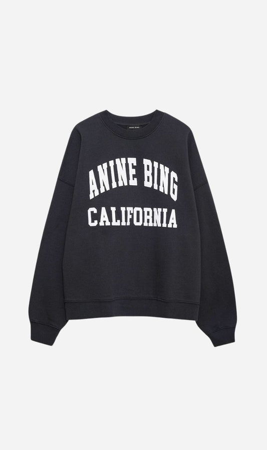 Anine Bing | Miles Sweatshirt AB - Vintage Black
