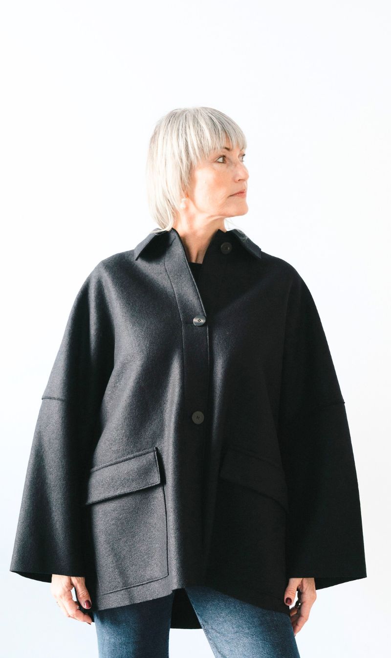 Harris Wharf London アウター Harris Wharf London Wool Boxy Coat | Bloomingdale's