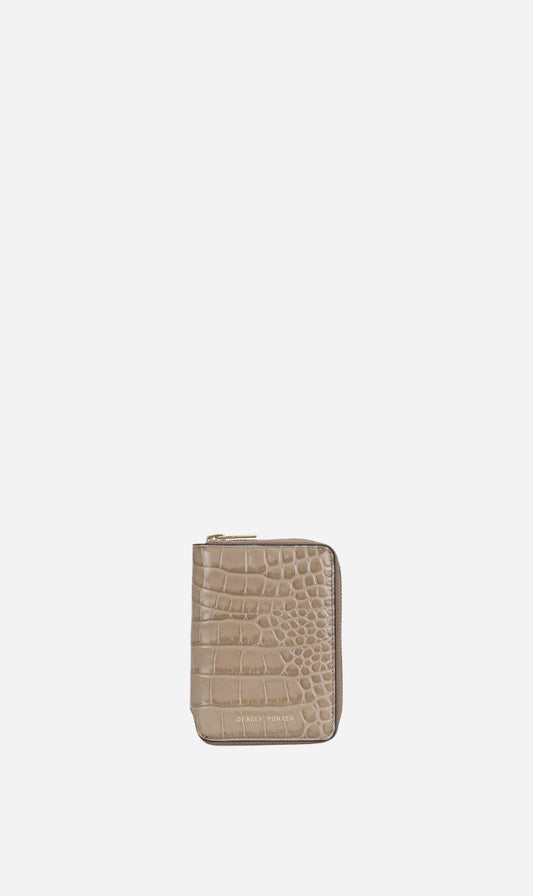 Deadly Ponies | Mini Wallet - Oat Croc