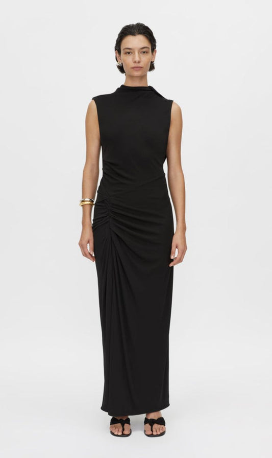 Camilla and Marc | Paloma Dropped Sleeve Dress - Black