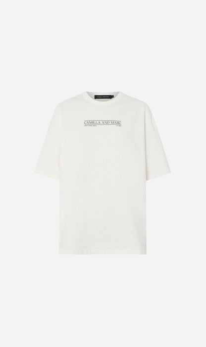 Camilla and Marc | Rigel Logo Tee - Soft White