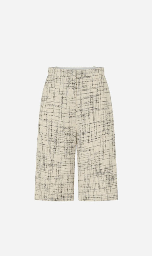 Camilla and Marc | Corvina Short - Cream Cross Hatch