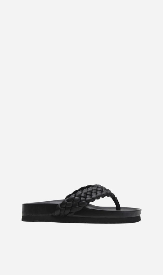 La Tribe | Braided Thong - Black