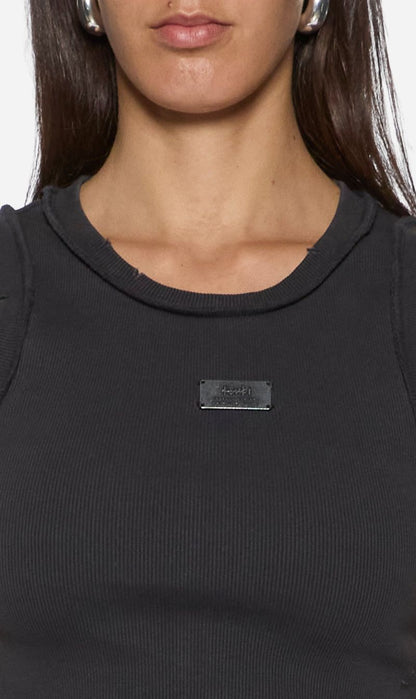 Ksubi | Badge Origin Tank - Washed Black
