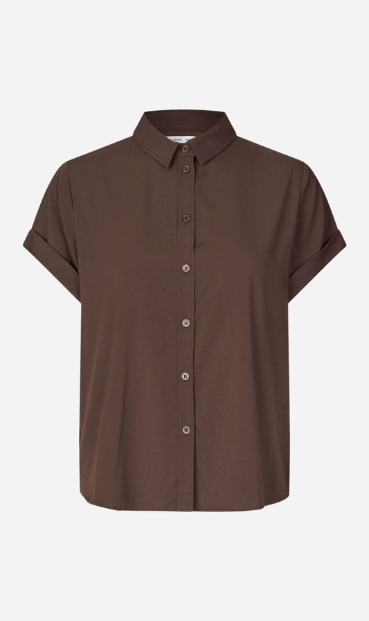 Samsoe Samsoe | Majan SS Shirt - Black Coffee