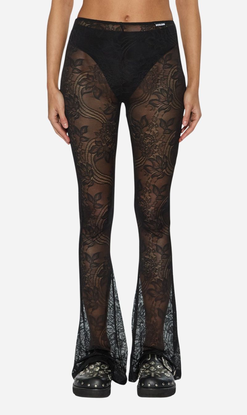 Ksubi | Flare Pant - Black Lace