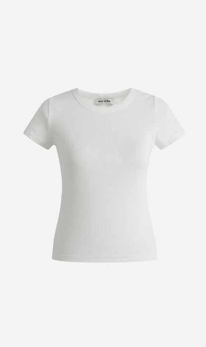 Dear Dylan | Baby Tee - Blanc