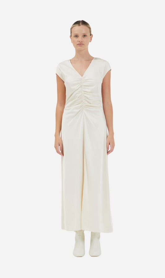 Third Form | Allure Gathered Tee Dress - Baby's Breath