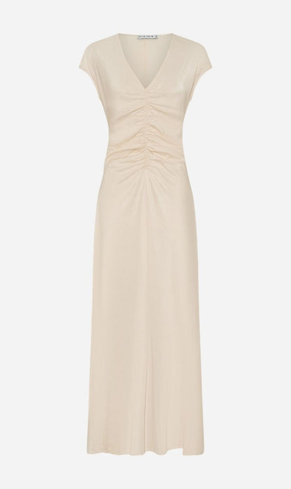 Third Form | Allure Gathered Tee Dress - Baby's Breath