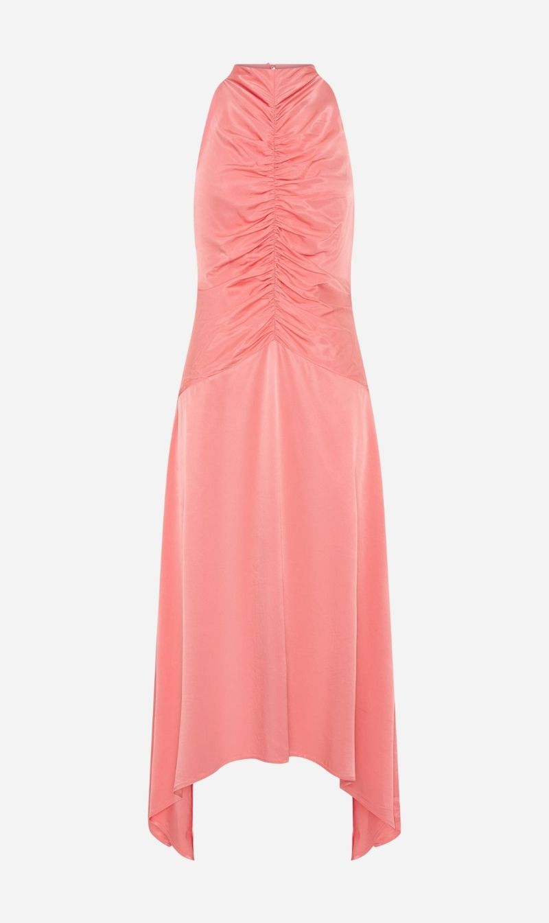 Third Form | Allure Gathered Tank Dress - Dahlia