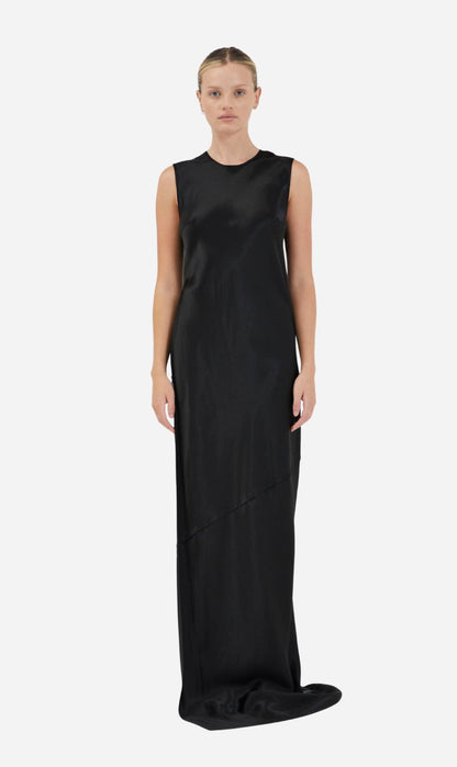 Third Form | Revery High Split Tank Dress - Black