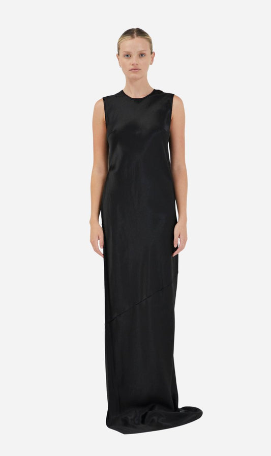Third Form | Revery High Split Tank Dress - Black