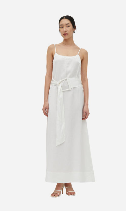Third Form | Elysian Belted Maxi Dress - White