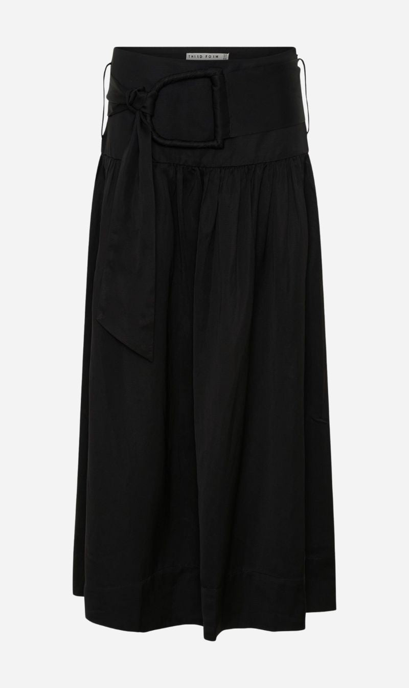 Third Form | Elysian Belted Maxi Skirt - Black