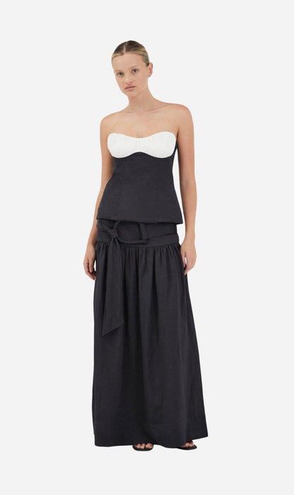 Third Form | Elysian Belted Maxi Skirt - Black