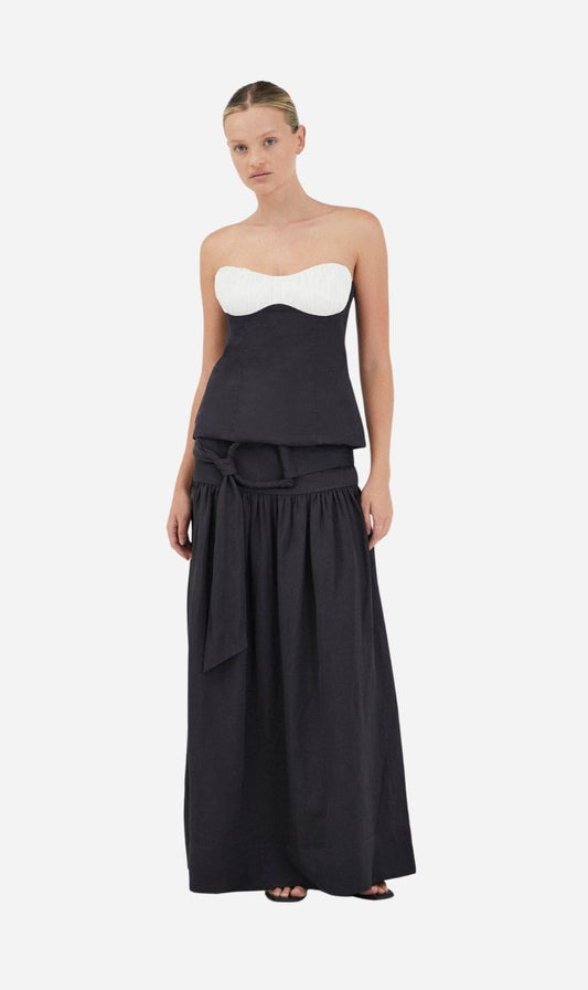 Third Form | Elysian Belted Maxi Skirt - Black