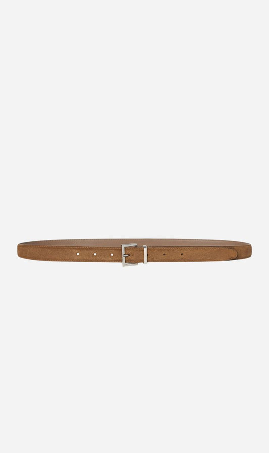 Frame Denim | The Suede Square Buckle Belt - Date