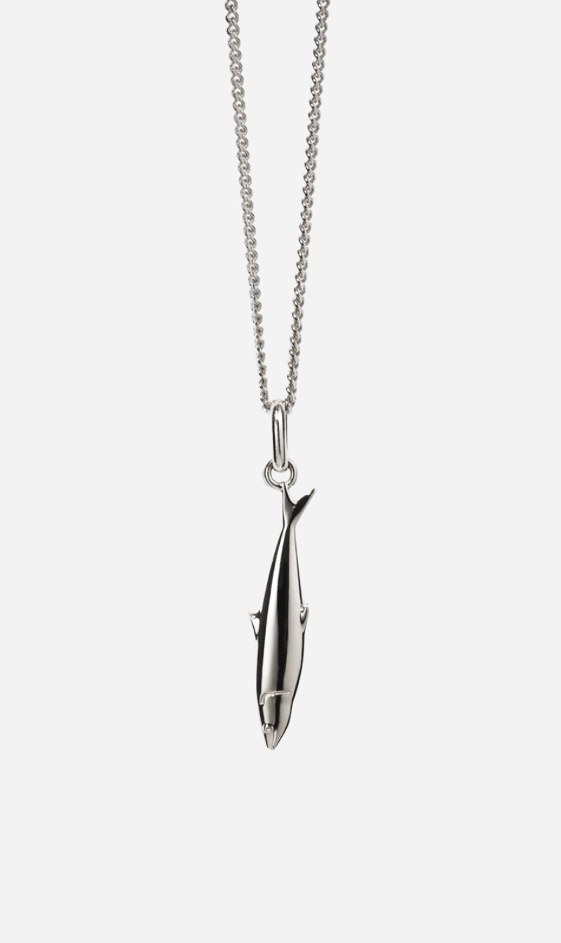 Meadowlark | Sardine Charm Necklace - Sterling Silver