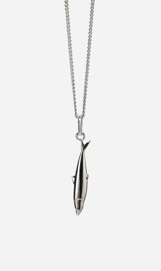 Meadowlark | Sardine Charm Necklace - Sterling Silver