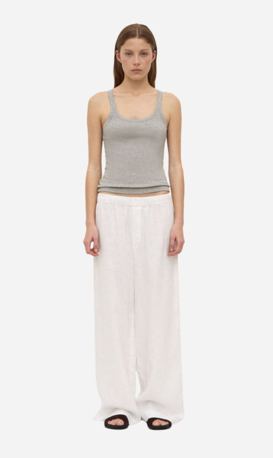 Assembly Label | Everyday Linen Pant - White