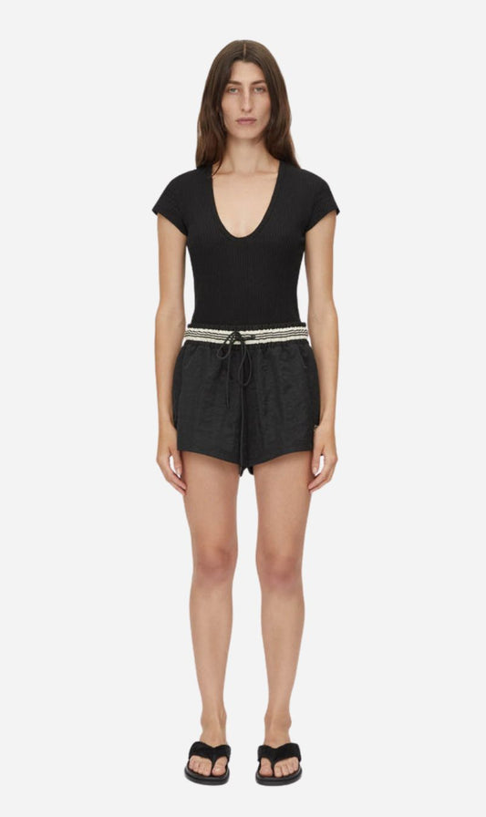 Camilla and Marc | Mimas Monogram Short - Black