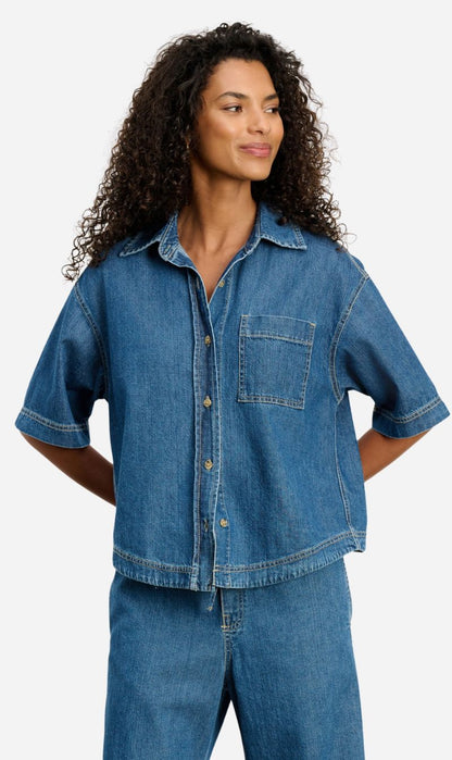 Velvet | Kaddy Denim Top - Classic