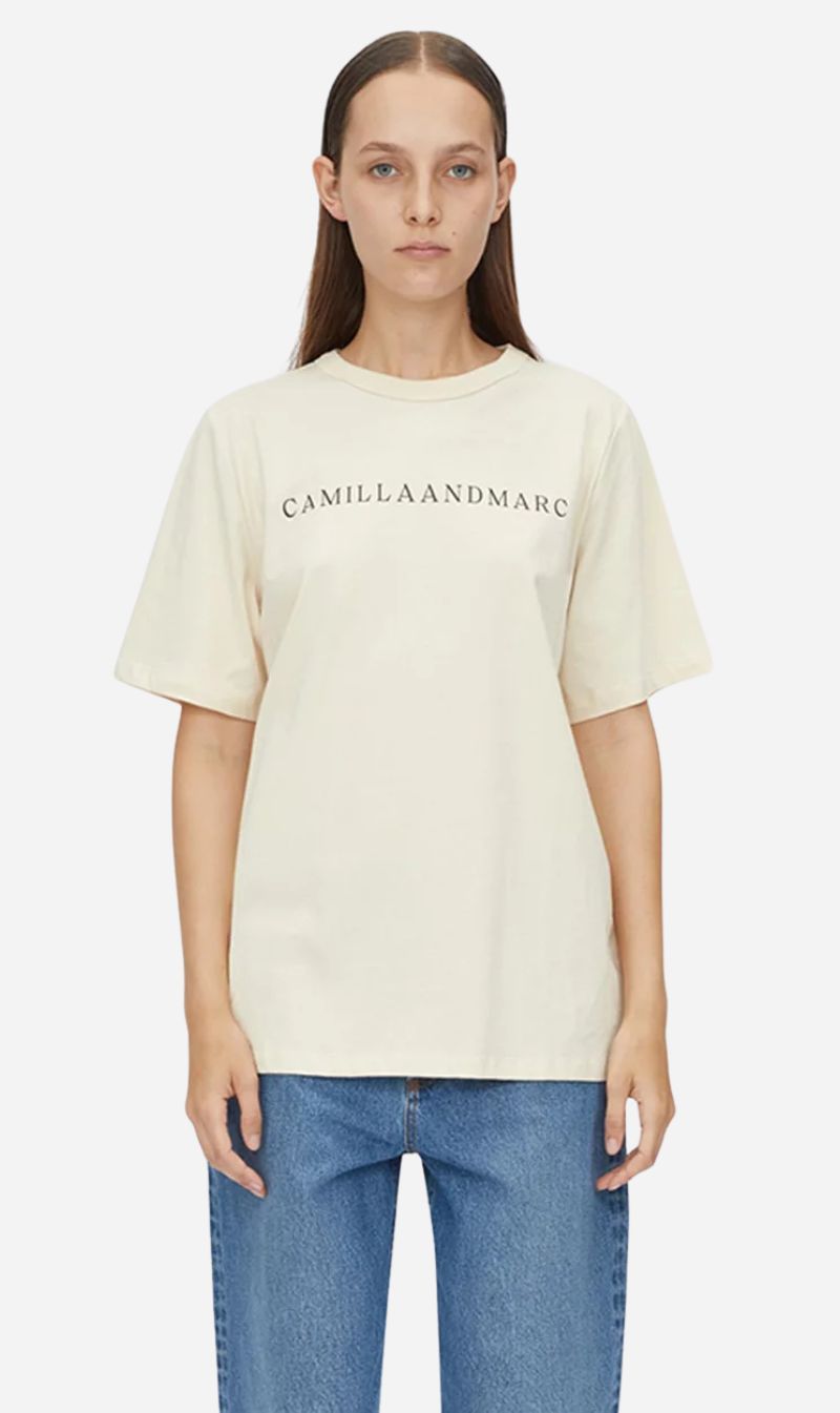 Camilla and Marc | Capella Logo Tee - Bone