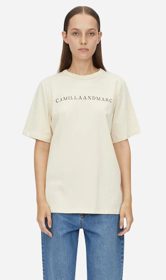 Camilla and Marc | Capella Logo Tee - Bone