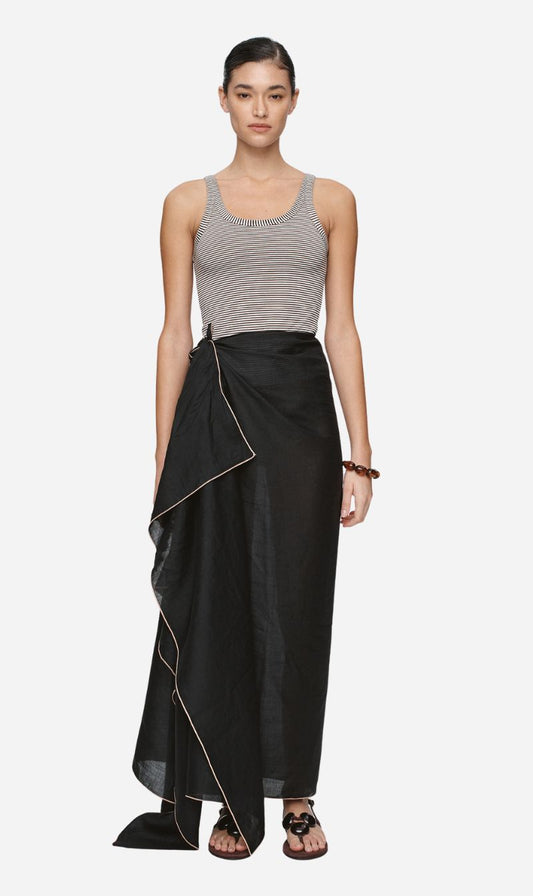 Marle | Hattie Sarong - Black
