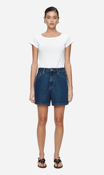 Marle | Classic Jean Short - Classic Blue